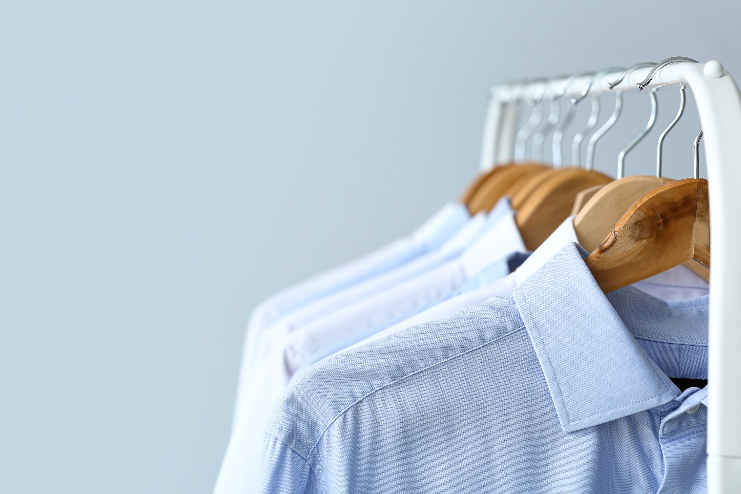 Hanging Shirts Shutterstock 2133001655